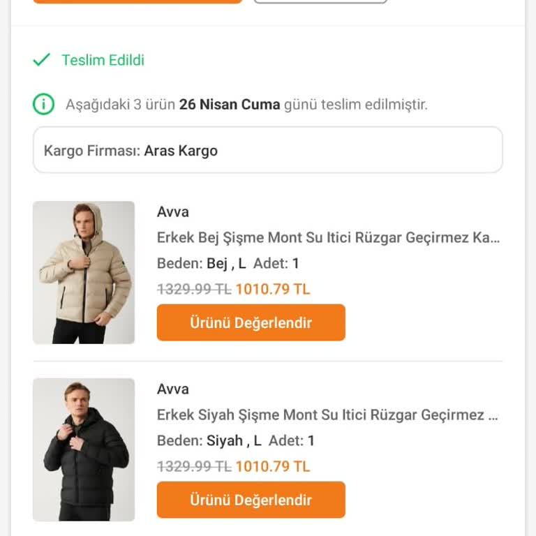 Avva Trendyol Aras Kargo Üçgenine Düştüm