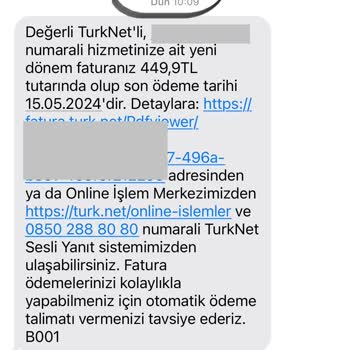 TurkNet 5 Günde 1 Aylık Fatura Çıkardı