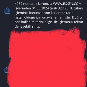 Exxen Üyeliği Ve Kart Bilgilerimi Silin