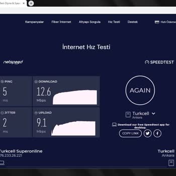 Turkcell Superonline Hız Sorunu