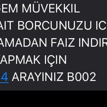 Metka Hukuk (SMS) Haksız Borç Talebi Ve Mağduriyetim