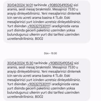 Vodafone Belirtmeme Rağmen Sürekli Arayıp Rahatsız Ediyor
