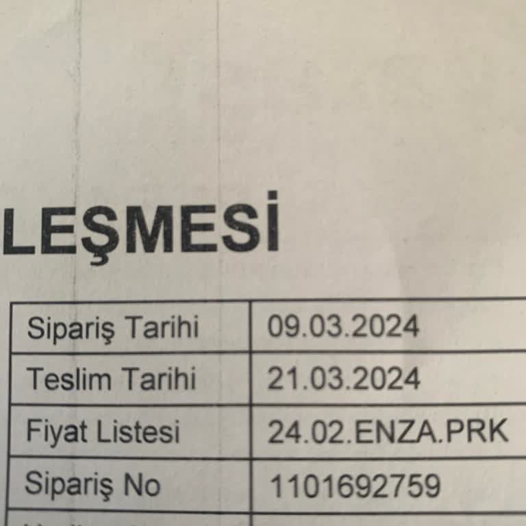 Enza Home Ürünüm Teslim Edilmiyor