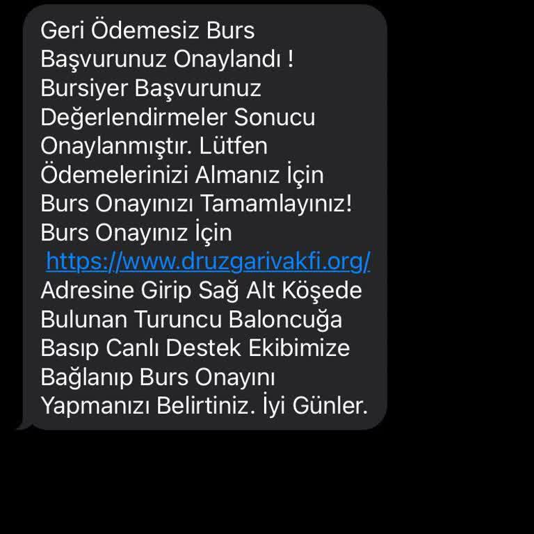 Değişim Rüzgarı Vakfı (Burs Başvurusu) Sorumluluk Kabul Etmiyorum