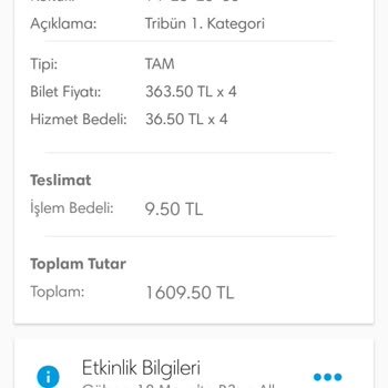 Biletix Fiyat Politikası!