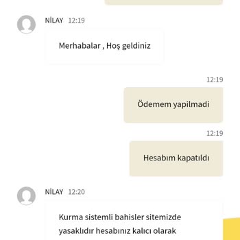 Betmavera Parama El Koydu Hesabımı Kapattı