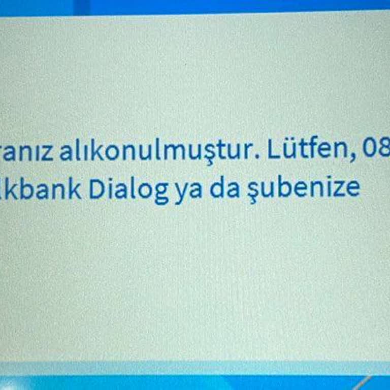 Halkbank ATM'si Yatırmakta Olduğum Parayı Alıkoydu