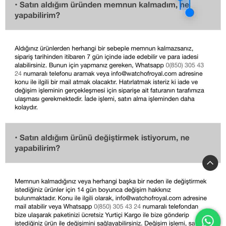 Watch Of Royal Ücret İadesini Yapmadılar!