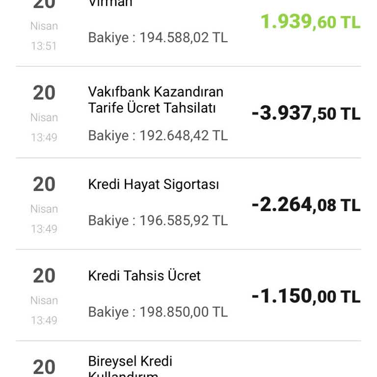 VakıfBank Kazandıran Tarife Ücreti İadesi