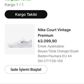 Nike İade Sıkıntısı Ve Ürünü Adrese Teslim Etmeme