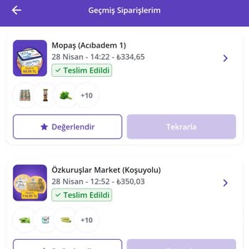 Getir Çarşı İade Almıyor Paramı Vermiyor