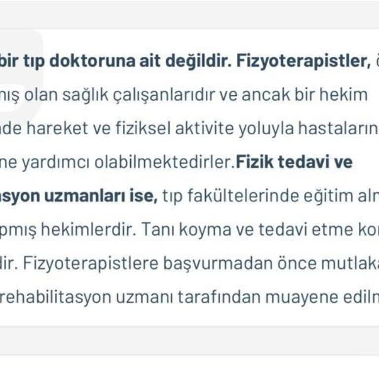 Doktorsitesi.com Fizyoterapist Profil Bilgilerinin İzinsiz Kullanımı