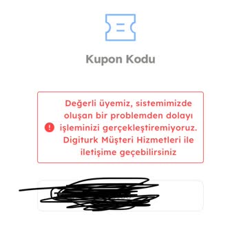 TOD Tv Pegasus Kampanyası İle Aldığım Kupon Kodu Girerken Hata Veriyor.