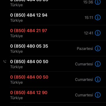0850 484 03 89 Tarafından Gelen Arama!