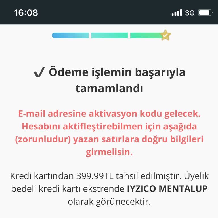 Mental Up Kısıtlı Üyelik Sorunları