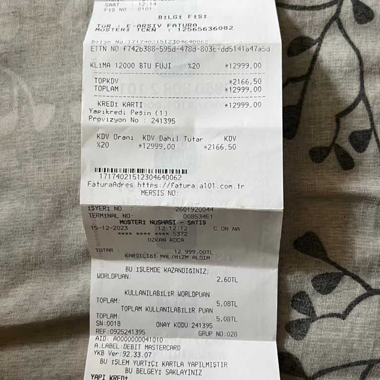 A101 Fujiplus Yetkili Servis 1400₺ Ücret İstenildi