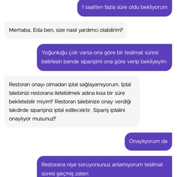 Getir Tüketicinin Değil Restoranın Savunucusu