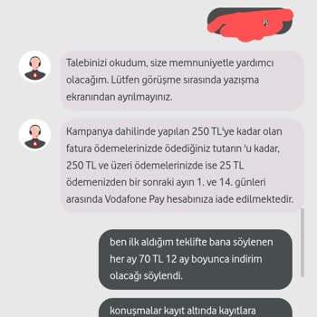 Vodafone Net Vodafone Verilen Taahhüdü Yerine Getirmiyor