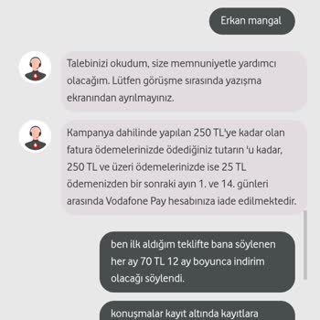 Vodafone Net Vodafone Verilen Taahhüdü Yerine Getirmiyor