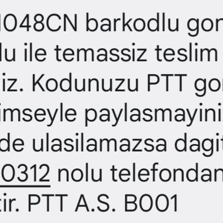 PTT Kargo Toplamda 10 Gündür Elinde Benim Formayla Duruyor