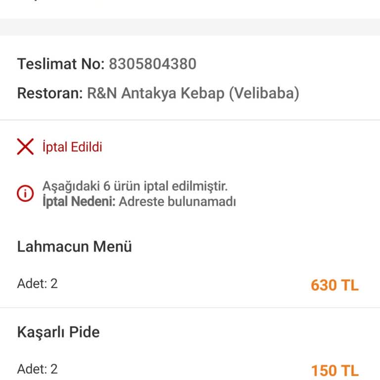 Trendyol Yemek Siparişim Kayboldu: 2000₺ Ve Açlıkla Sonuçlanan Deneyim