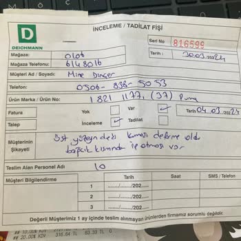 Deichmann Mağazası Sattığı Ürünlerin Arkasında Değil