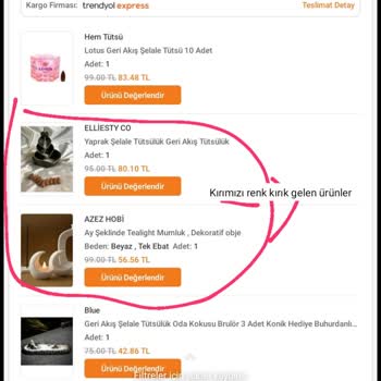 Trendyol Satıcısı Eksik Ve Kırık Ürün Yollaması