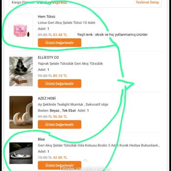 Trendyol Satıcısı Eksik Ve Kırık Ürün Yollaması