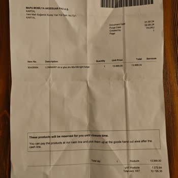 IKEA Mağazasından Alınan Ürünün Ambalaj Adeti Eksik.