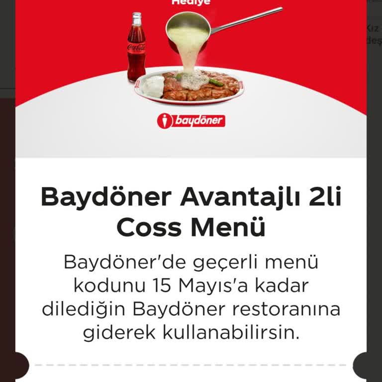 Baydöner Daha Daha Uygulaması, 2'li İskender