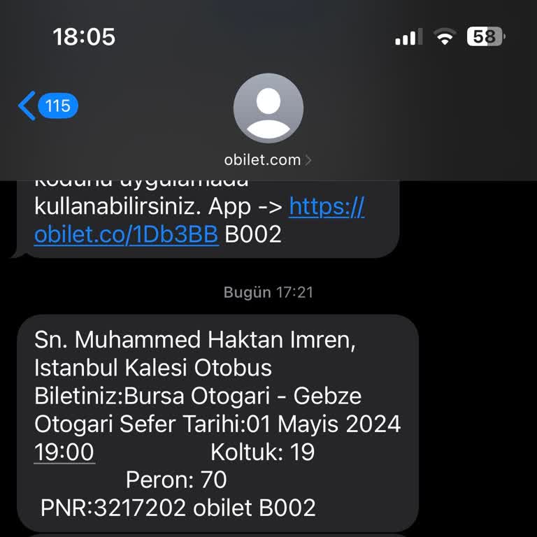 Obilet Biletimi İptal Edemiyorum