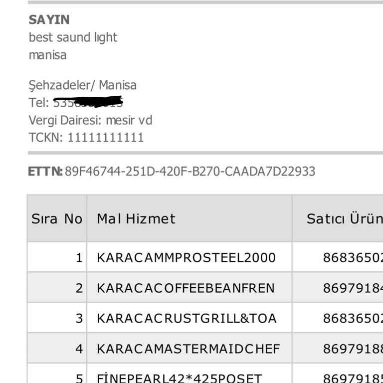 Karaca Züccaciye Gaziemir Container Fatura İle Uğraşmıyorlar Hizmet Sıfır