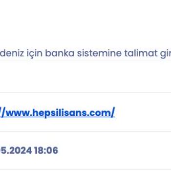 Hepsilisans.com'un Haksız Yere Eksik İade Yapması!