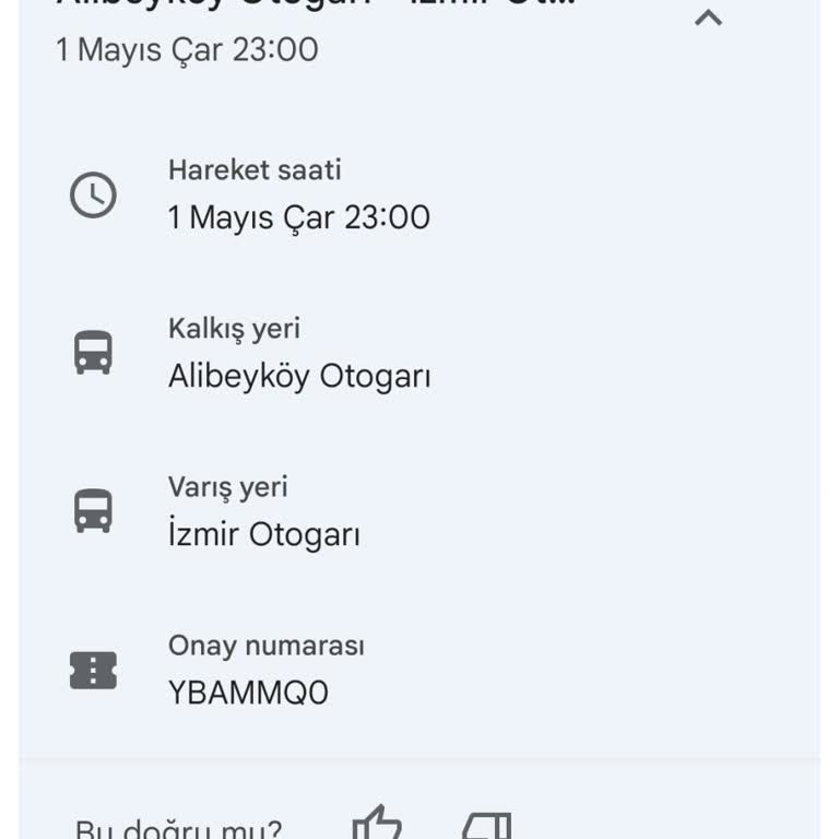 Metro Turizm İstanbul/İzmir Otobüs Seferi İptali Hakkında