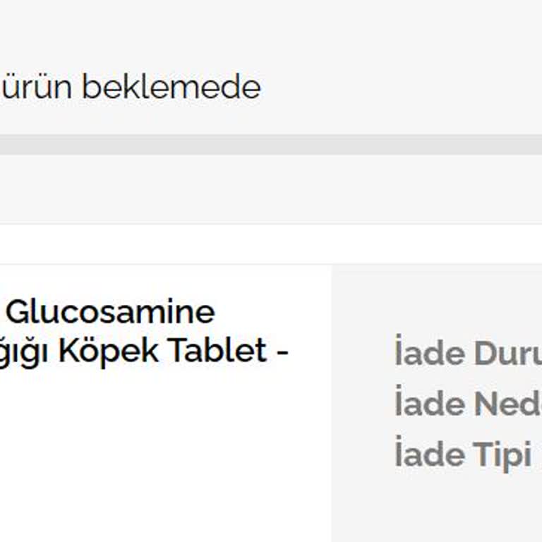 YuppiPet Banka Kartıma Para İadesi Talebi