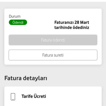 Vodafone Usulsüz Fatura Arttırımı