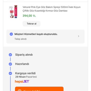 hepsiJET Hepsiburada Hepsijet Kargomu Yanlış Yöne Doğru Gönderiyor.