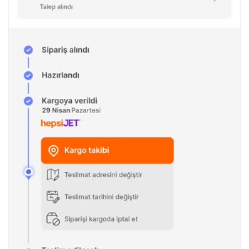 hepsiJET Hepsiburada Hepsijet Kargomu Yanlış Yöne Doğru Gönderiyor.
