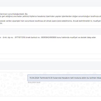 Trendyol Pazaryeri Satıcı Destek Hattı İlgisizliği Mağduriyeti