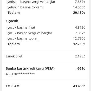 Yapı Kredi Bankası Slip Ve Provizyonda Farklı Kesinti