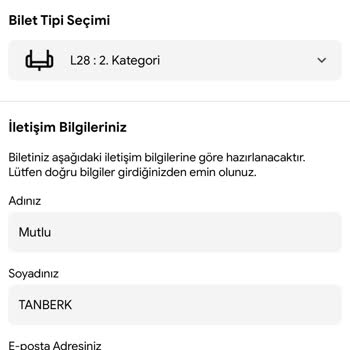 Biletinial'ın Mobil Uygulamasını Yönetememesi!
