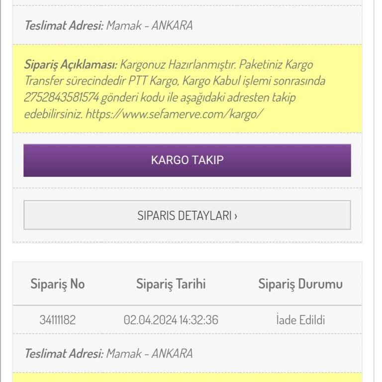 Sefamerve İade Sürecinde Yaşanan Sorunlar Ve Gecikmeler