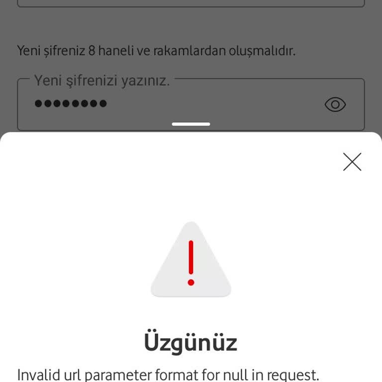 Vodafone Yanımda Hata Veriyor