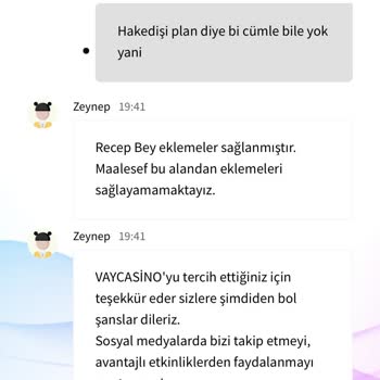 VayCasino İlgisiz Canlı Destek Ve Haksızlık