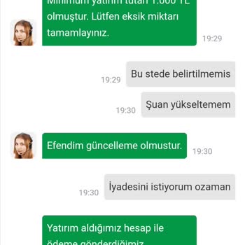 Betexper Ste Bilgilendirme Yapmadan Yatırımı Düşük Görüp Para Talep Ediyor