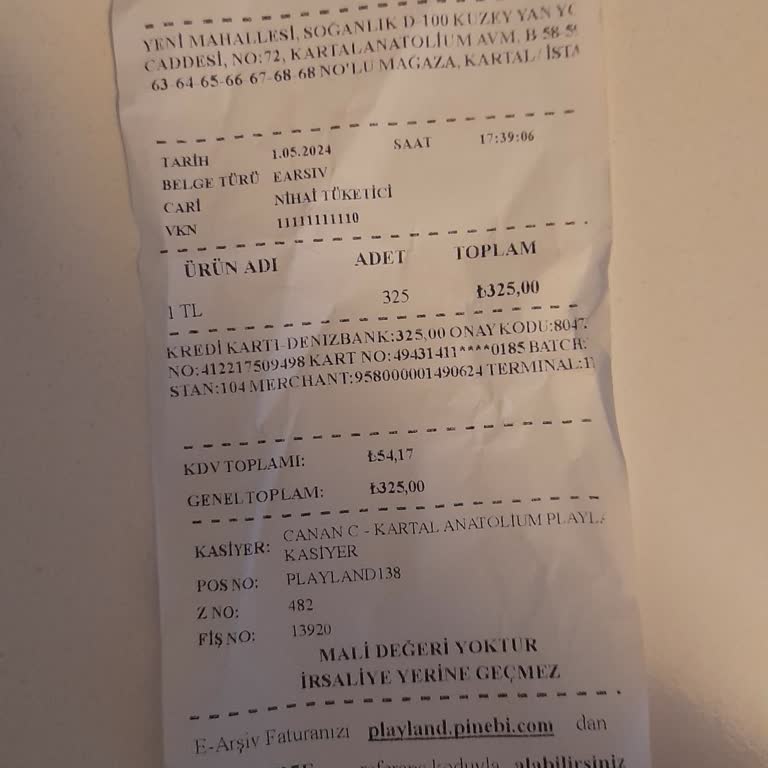 Playland AVM Oyun Alanında Yaşanan Sorunlar Ve Personel Tutumu