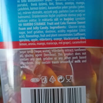 Haribo Kutusunda Yabancı Madde Çıktı
