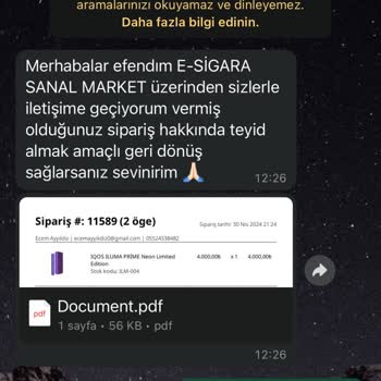 Esigarasanalmarket.com Şaka Gibi Bir Durum...