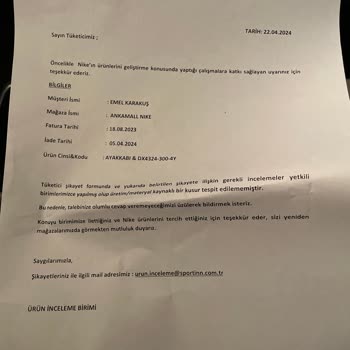 Kalitesiz Ürün Ve Mağduriyet: Nike Alışveriş Deneyimim