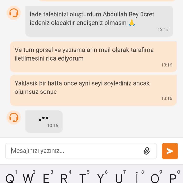 Trendyol Ve Köfteci Yusuf Tarafından Mağdur Edildim.